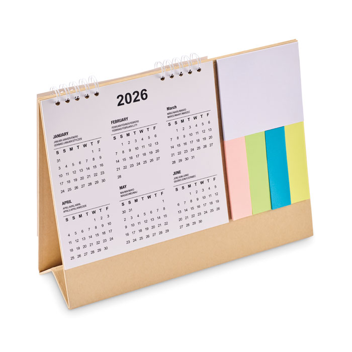 CALENDOO - Desk Calendario con Memo Pad