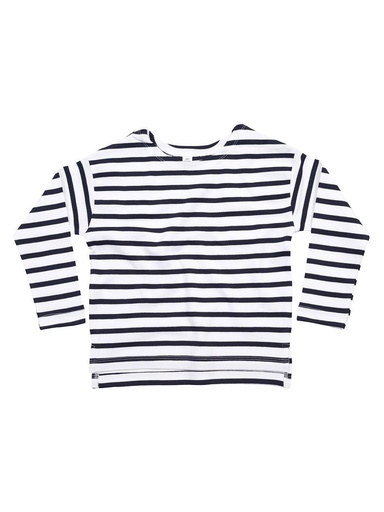 Maglia a righe in cotone organico per bambini