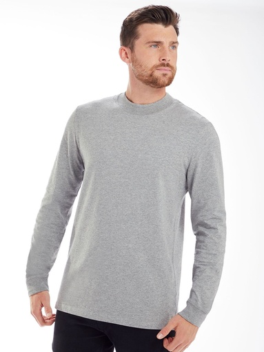 T-shirt a manica lunga in cotone organico