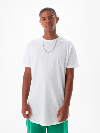 T-shirt in cotone organico extra lunga