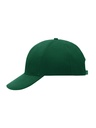 Cappellino in cotone con pannelli laminati e fori traspiranti
