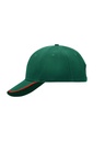 Cappello a 6 pannelli in cotone con visiera a contrasto
