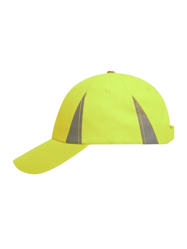 Cappellino di sicurezza con inserti riflettenti e ventilazione