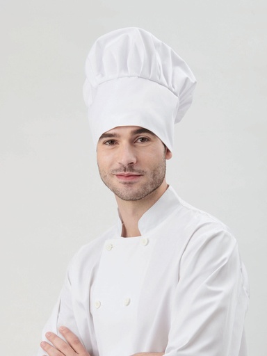 Cappello da chef in misto cotone e poliestere