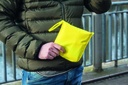 Custodia in poliestere per gilet con bordatura e chiusura in velcro