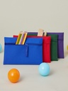 Astuccio con zip in poliestere