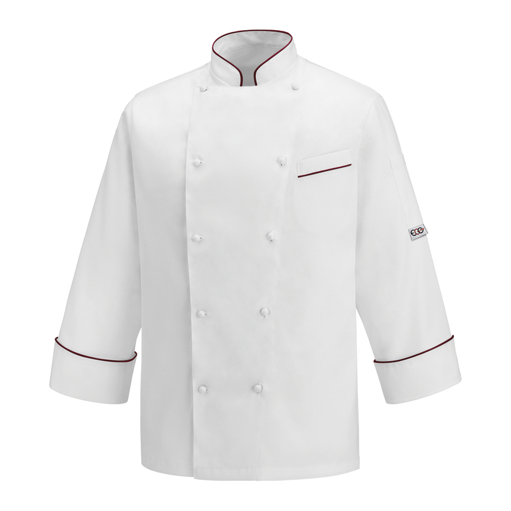 Giacca cuoco Unisex Andrea Piping