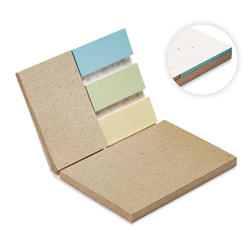 [MO6235] GROW ME - Grass/seed Carta Memo Pad