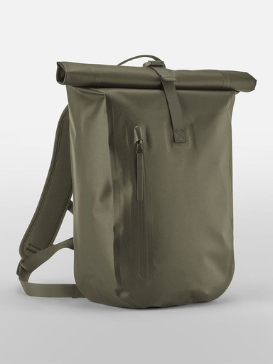 Zaino roll-top impermeabile in poliestere riciclato