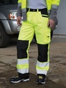Pantaloni protettivi ad alta visibilità con tasche per ginocchiere