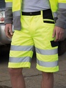 Pantaloncini cargo protettivi con inserti riflettenti