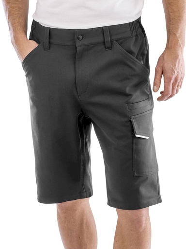 Pantaloncini in twill elasticizzato riciclato