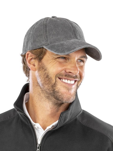 Cappellino in cotone lavato dal design vintage