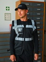Gilet alta visibilità sicurezza con tessuto mesh e tasche