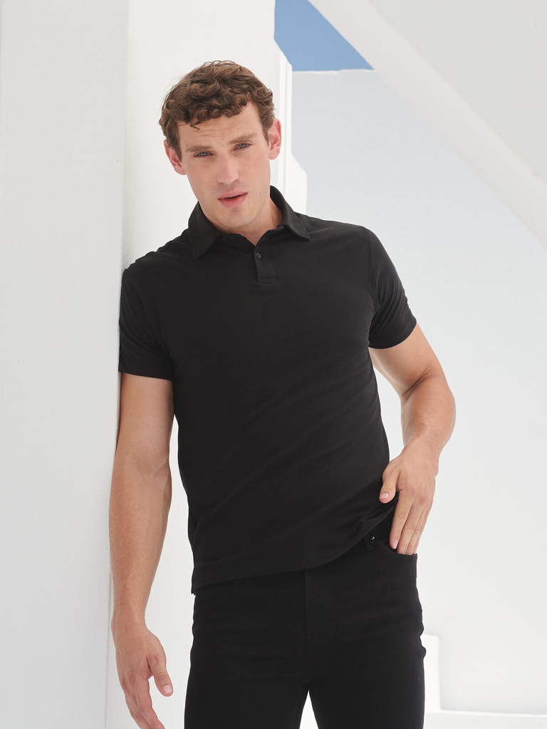 Men's Short Sleeved Stretch Polo