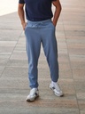 Joggers in felpa con vestibilità ampia e polsini elasticizzati
