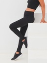 Leggings in cotone, vita elasticizzata e vestibilità sagomata