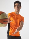 T-shirt maniche corte raglan con fasce laterali e nastro parasudore