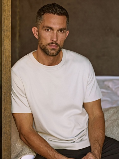 T-shirt in cotone pima pettinato tailored fit