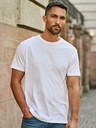 T-shirt in cotone pettinato a manica corta
