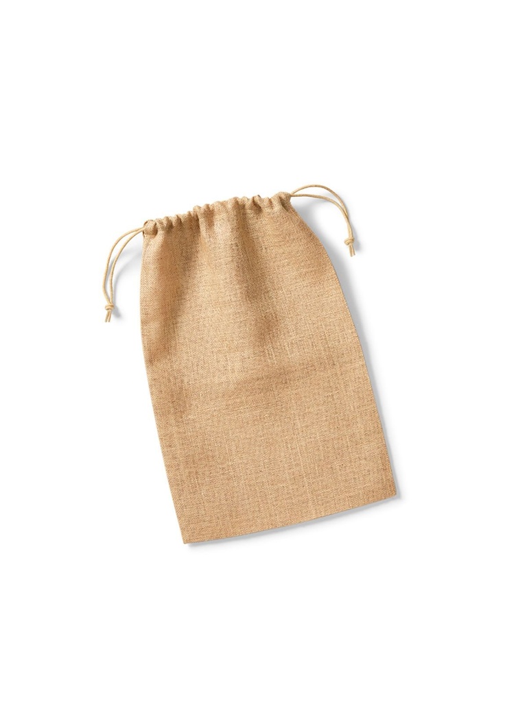 Sacca in juta con coulisse taglia M