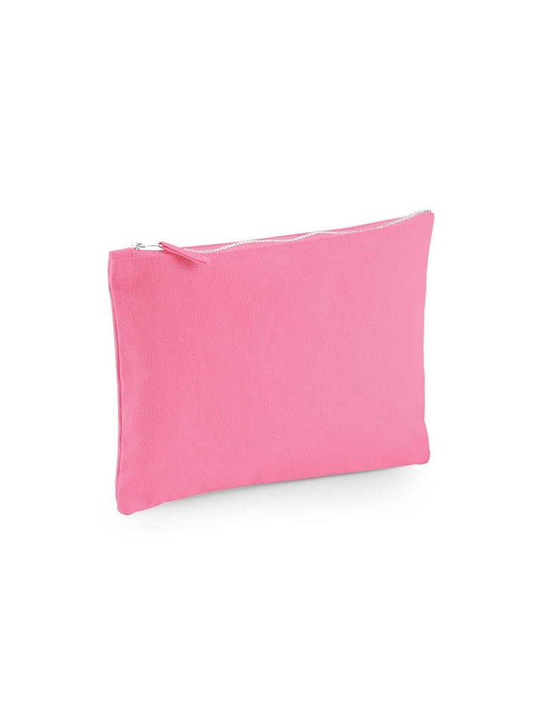 Custodia in canvas di cotone con zip vintage