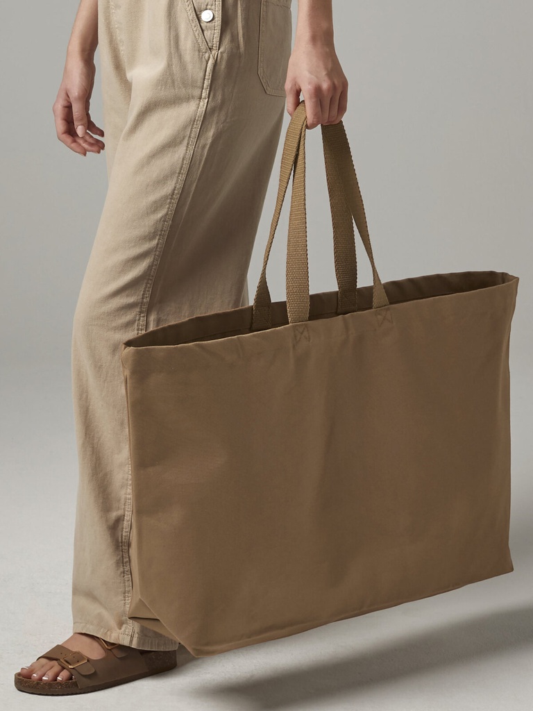 Borsa shopper in canvas oversize