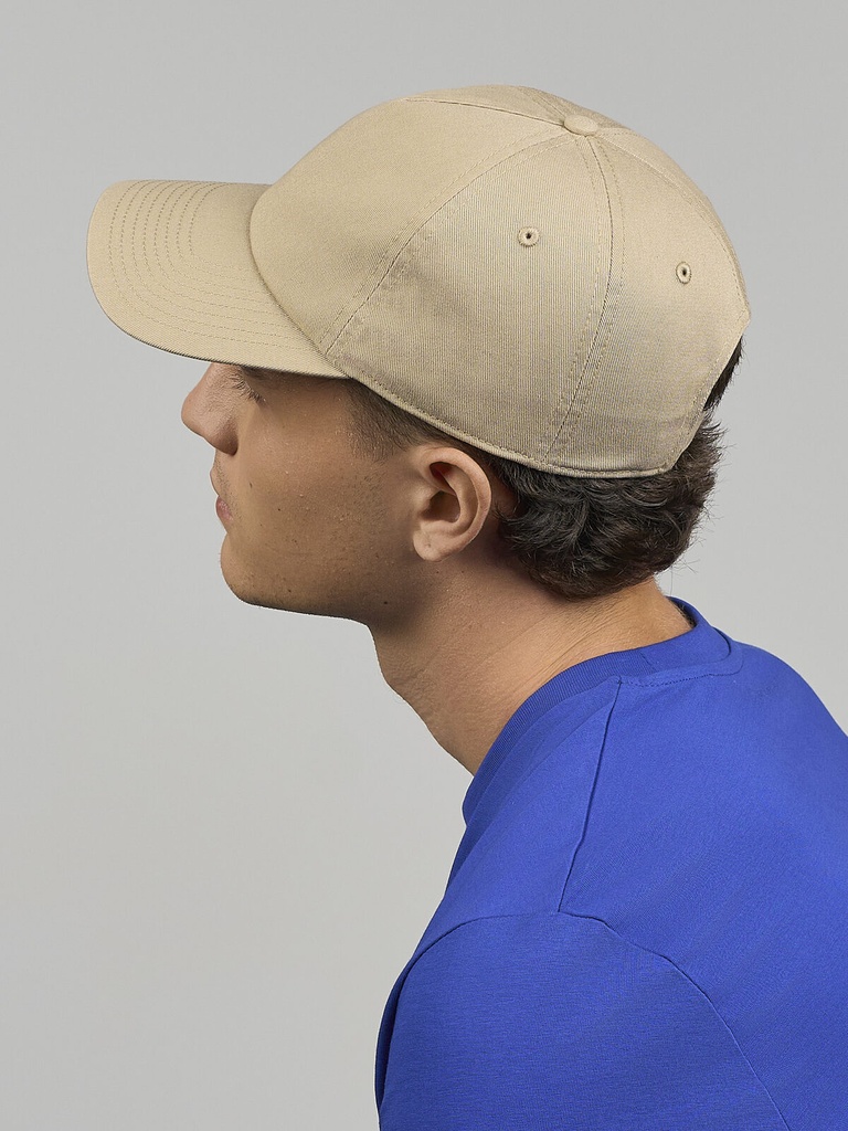 Cappellino dad hat a 5 pannelli in cotone organico e riciclato