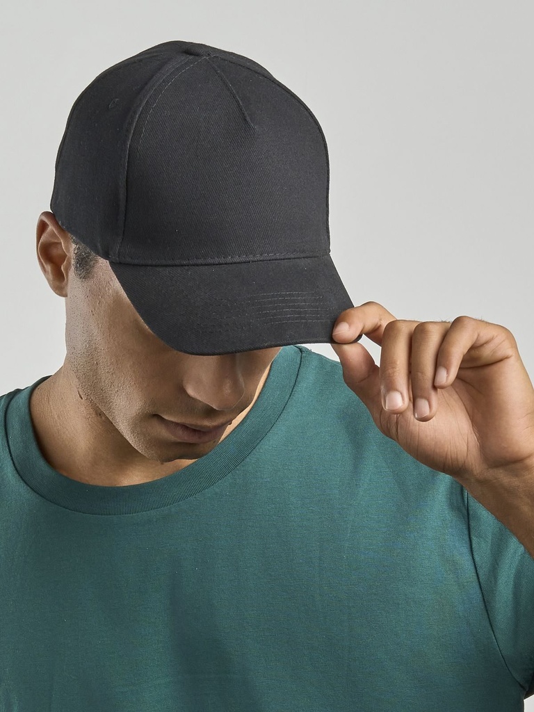 Cappellino in cotone pesante a 5 pannelli