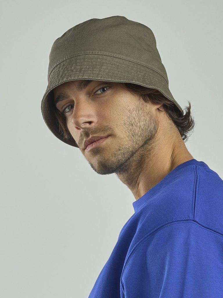 Cappello da pescatore in cotone riciclato e naturale
