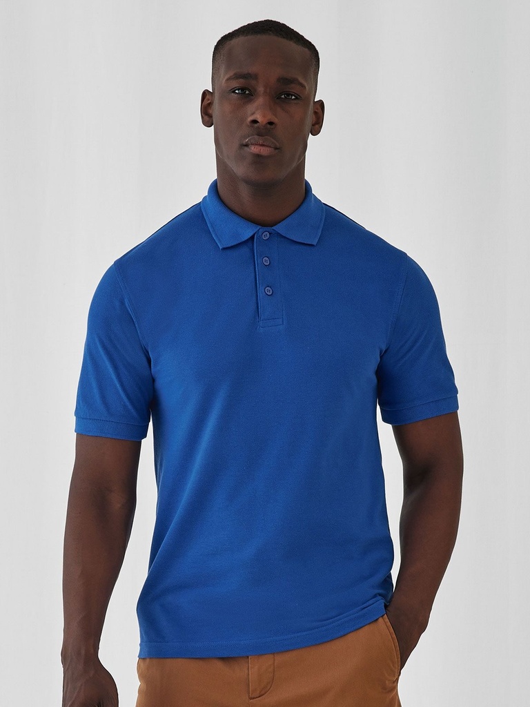 Polo in cotone piqué a maniche corte