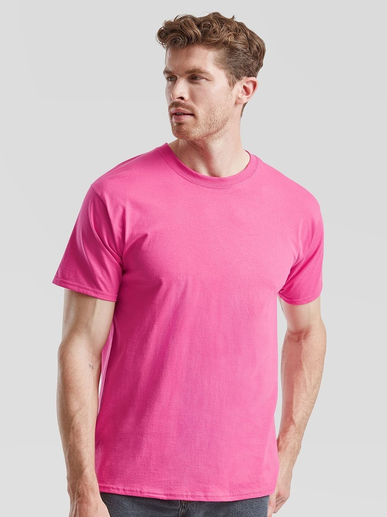 T-shirt in cotone filato ad anelli con collo a costina e busto tubolare