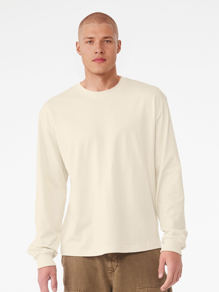 T-shirt a manica lunga unisex dal taglio rilassato