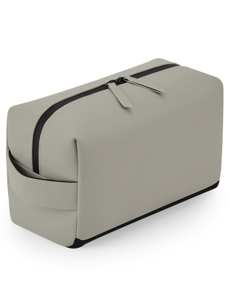Beauty case in PU opaco e poliestere riciclato