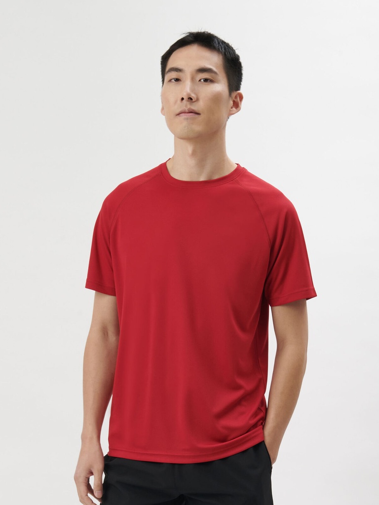 T-shirt tecnica da running in poliestere microforato