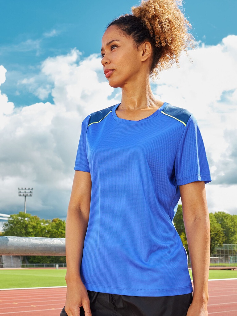 Maglietta da running leggera in poliestere riciclato con tecnologia Climactive