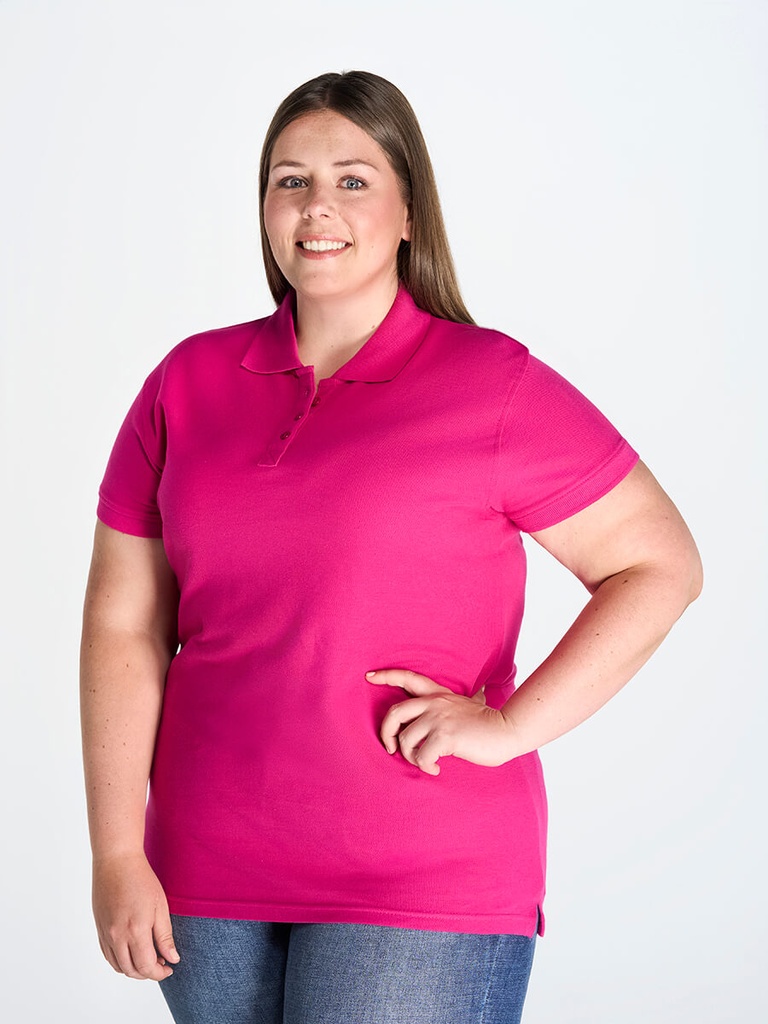 Polo donna manica corta curves