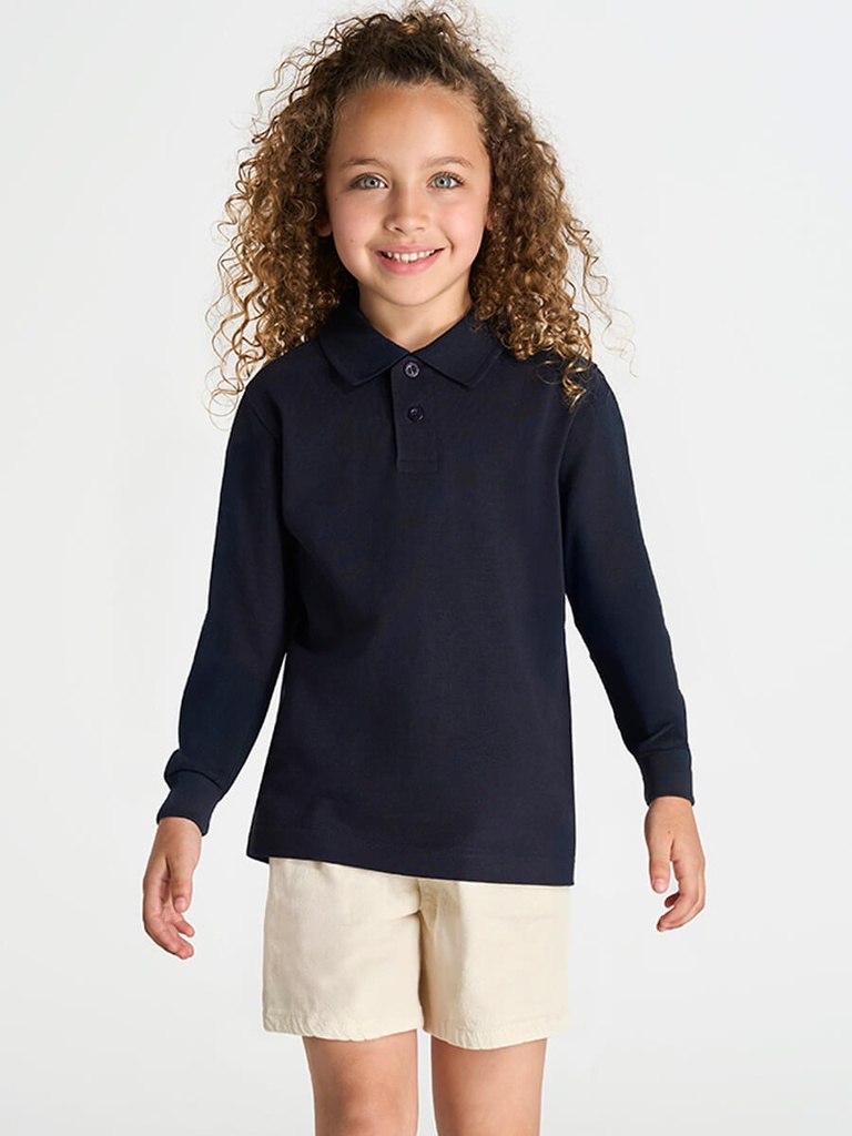 Polo bambino manica lunga regular