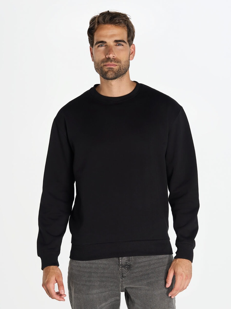 Felpa uomo girocollo leggera french terry