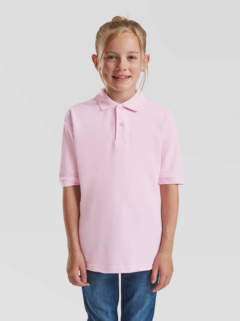 Polo bambino manica corta 65/35