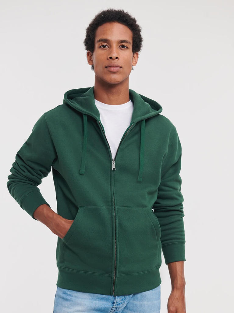 Felpa uomo cappuccio e zip authentic