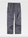 Pantalone da lavoro multitasche con fodera in pile