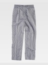 Pantalone cuoco tessuto a quadretti
