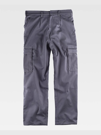 Pantalone da lavoro multitasche in cotone