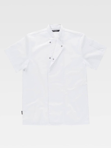 Giacca cuoco unisex manica corta lavaggio 65°