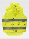 Gilet imbottito tessuto oxford alta visibilita classe 2