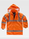 Parka imbottito alta visibilita classe 3