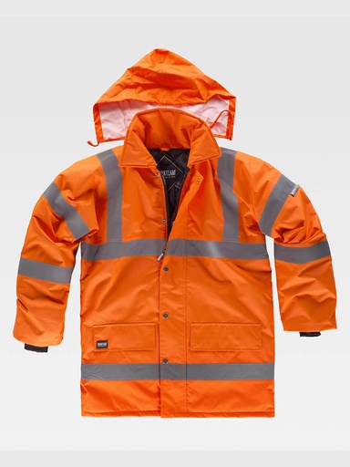 Parka imbottito ad alta visibilità classe 3