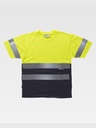 T-shirt manica corta alta visibilita classe 1