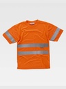 T-shirt manica corta alta visibilita classe 2